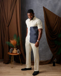 Patch Two Piece Native Set | Beige