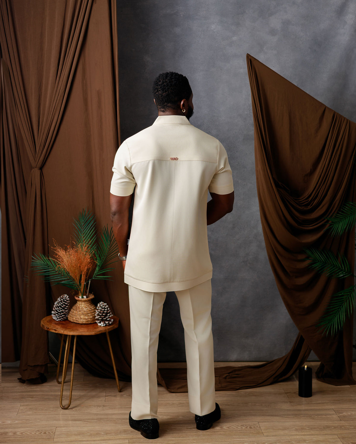 Patch Two Piece Native Set | Beige