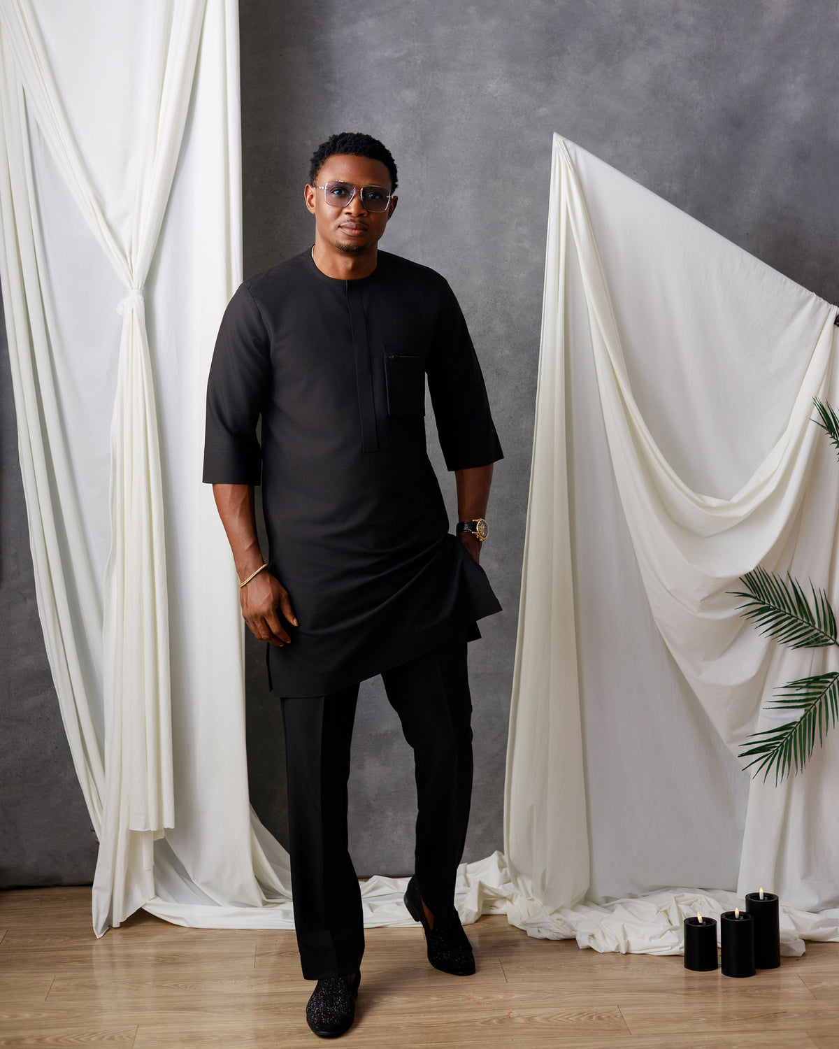 Classic Two Piece Native Set | Black