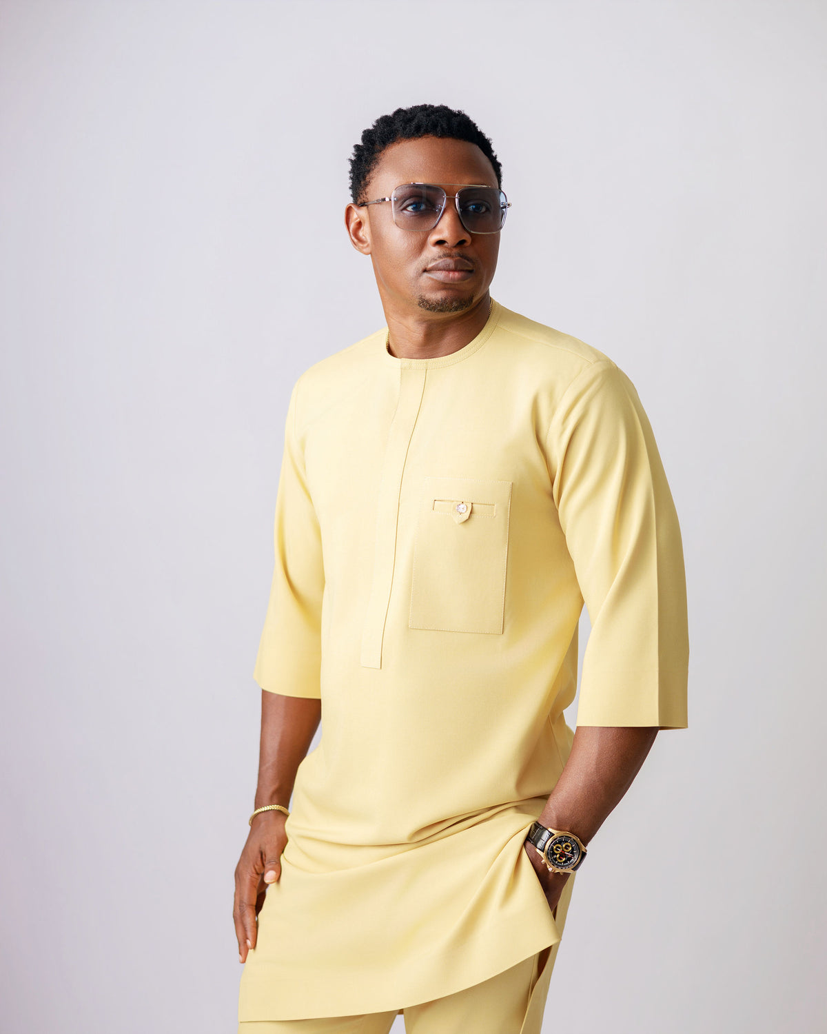 Luna Two Piece Native Set | Yellow